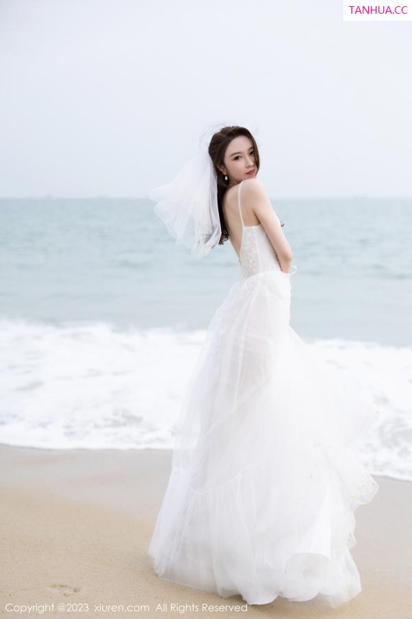 梦心玥  [XiuRen]高清写真图 2023.01.11 No.6120 梦心玥 海滩场景第5张图片